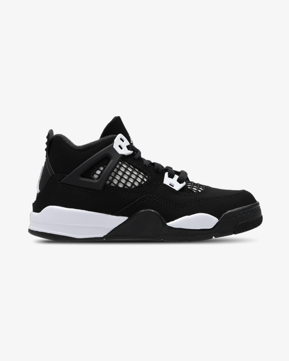 Nike Air Jordan 4 Retro Preschool White Thunder Sneakers - Boys' Basketball Shoes for Kids - Perfect for School, Playground & Sports Activities