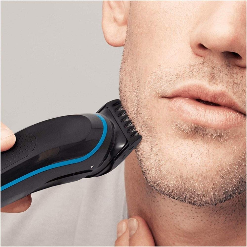 Professional Hair Clippers Set for Men - Electric Beard Trimmer, Body Groomer & Nose/Ear Hair Trimmer with Universal Voltage - Perfect for Home Grooming, Travel & Salon Use