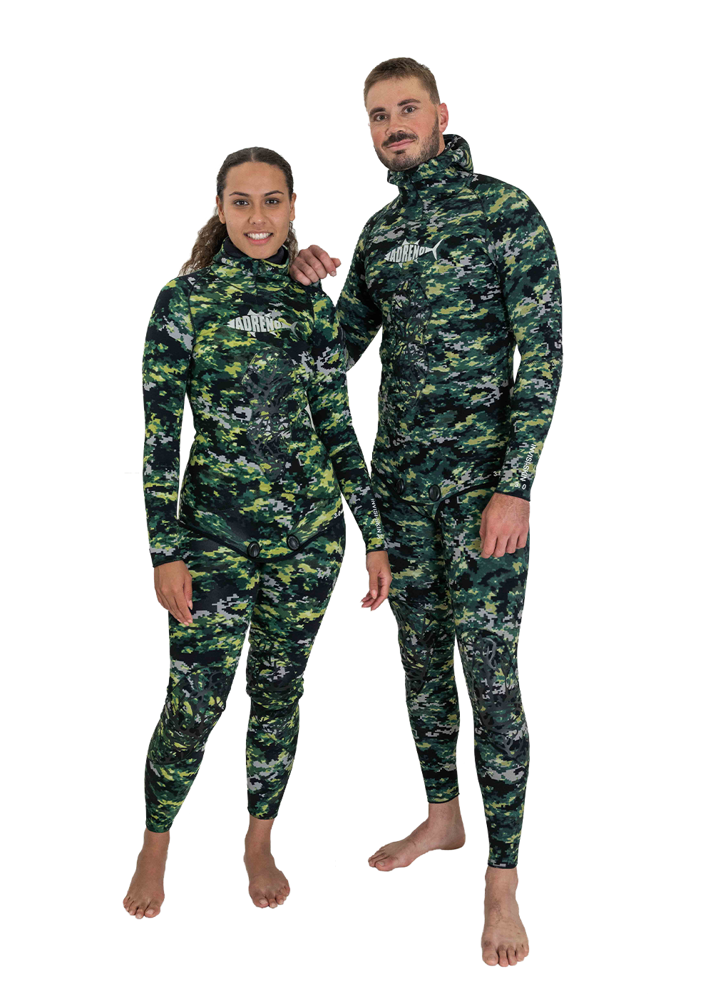 Adreno Invisi Skin 5mm Lined 2 Piece Wetsuit for Men & Women - Premium Neoprene Scuba Diving & Snorkeling Suit for Cold Water Protection