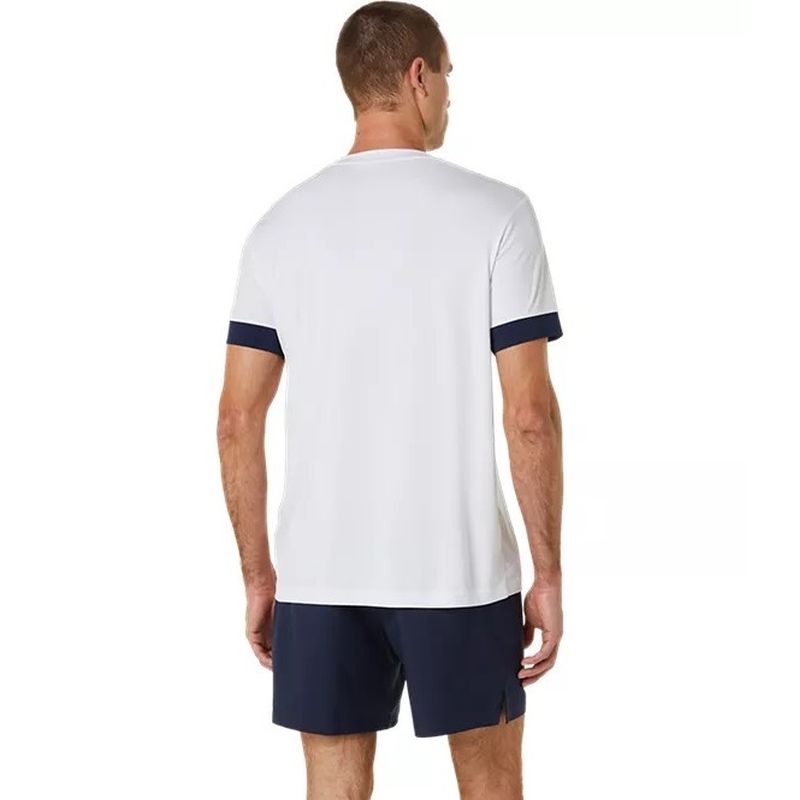 ASICS Men's Performance Tennis Shirt - Moisture Wicking Quick Dry Active Tee for Court Sports & Gym Workouts