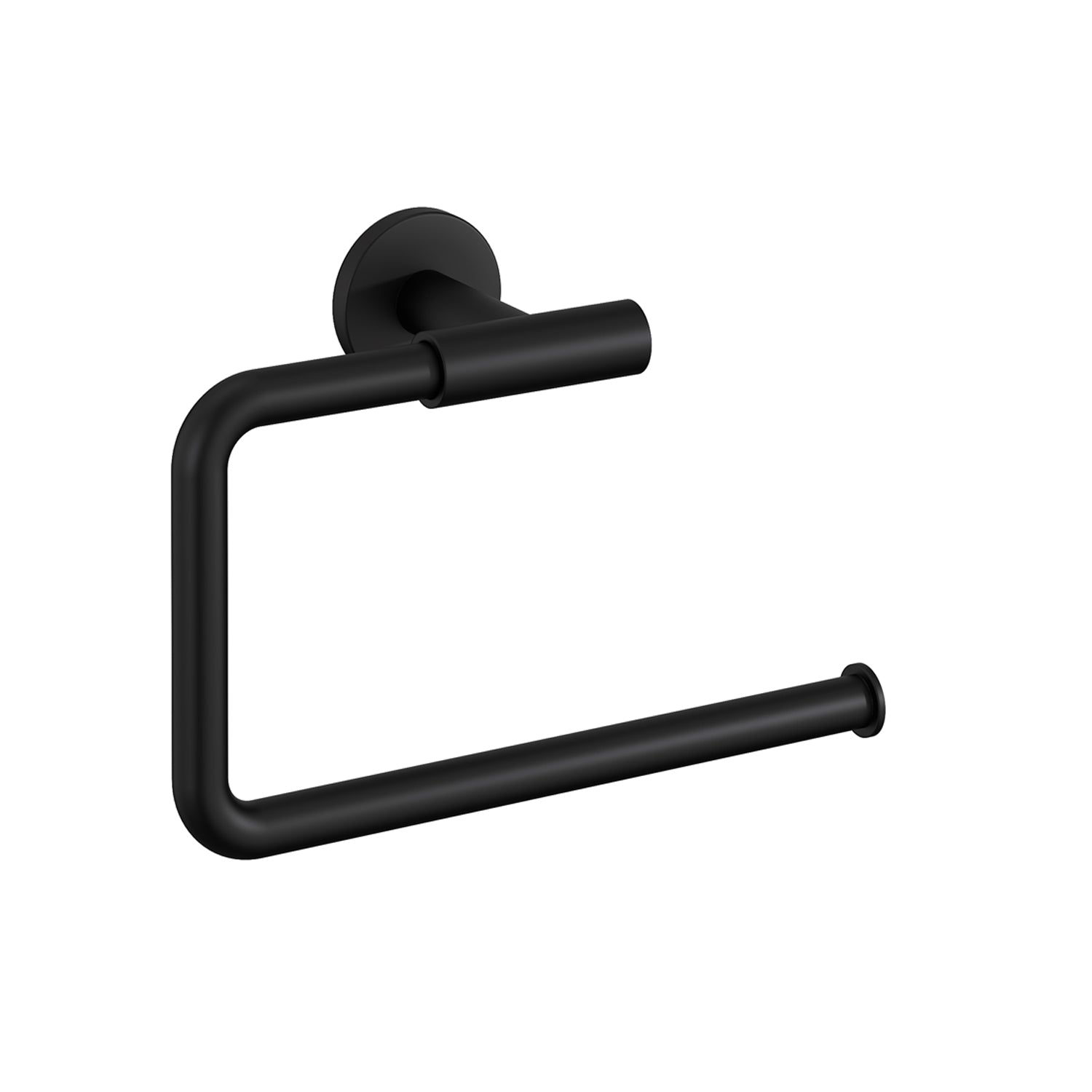 Architect SP Matte Black Towel Ring - Bathroom Accessory for Modern Homes (2353671) - Perfect for Bathrooms, Powder Rooms & Spa Retreats