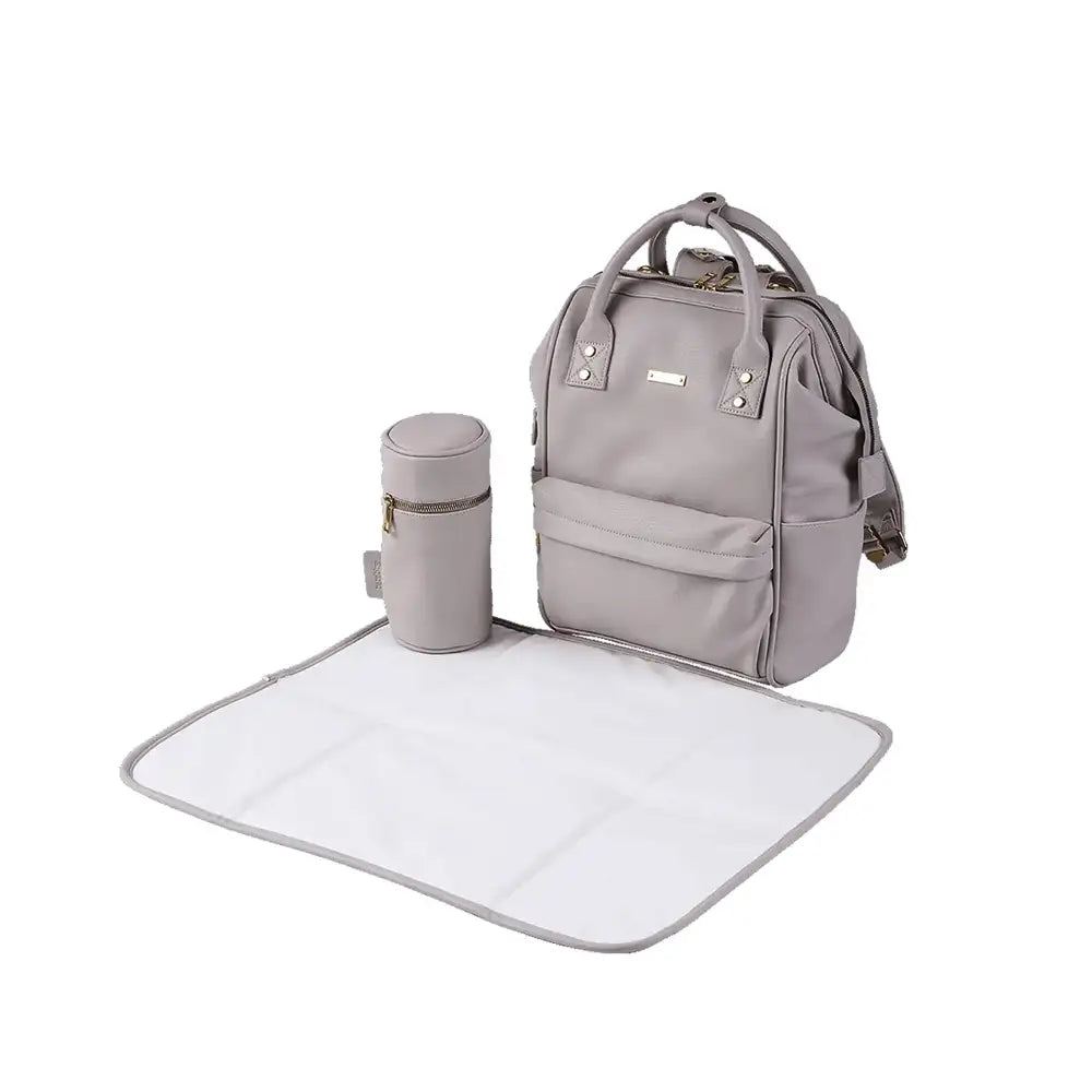 Bababing Mani Backpack Diaper Bag - Waterproof Multifunctional Travel Baby Bag with Insulated Bottle Pockets & Changing Pad - Perfect for Parents On-The-Go, Daycare, and Family Outings