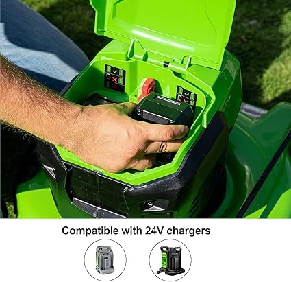 DTK 2-Pack 3.0Ah 24V Replacement Battery for Greenworks 29842 29852 BAG709 BAG710 - Compatible with 20352 22232 2508302 Power Tools - Perfect for Lawn Mowers, String Trimmers & Leaf Blowers