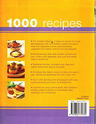 1000 Easy & Delicious Recipes - From Healthy Snacks to Gourmet Meals for Every Occasion | Perfect for Home Cooking, Meal Prep & Entertaining