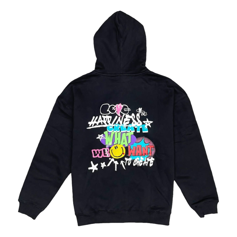 2nd Closet Second Love Zip Up Hoodie - Black | Cozy Pullover Sweatshirt for Women & Men | Perfect for Casual Wear, Gym & Outdoor Activities