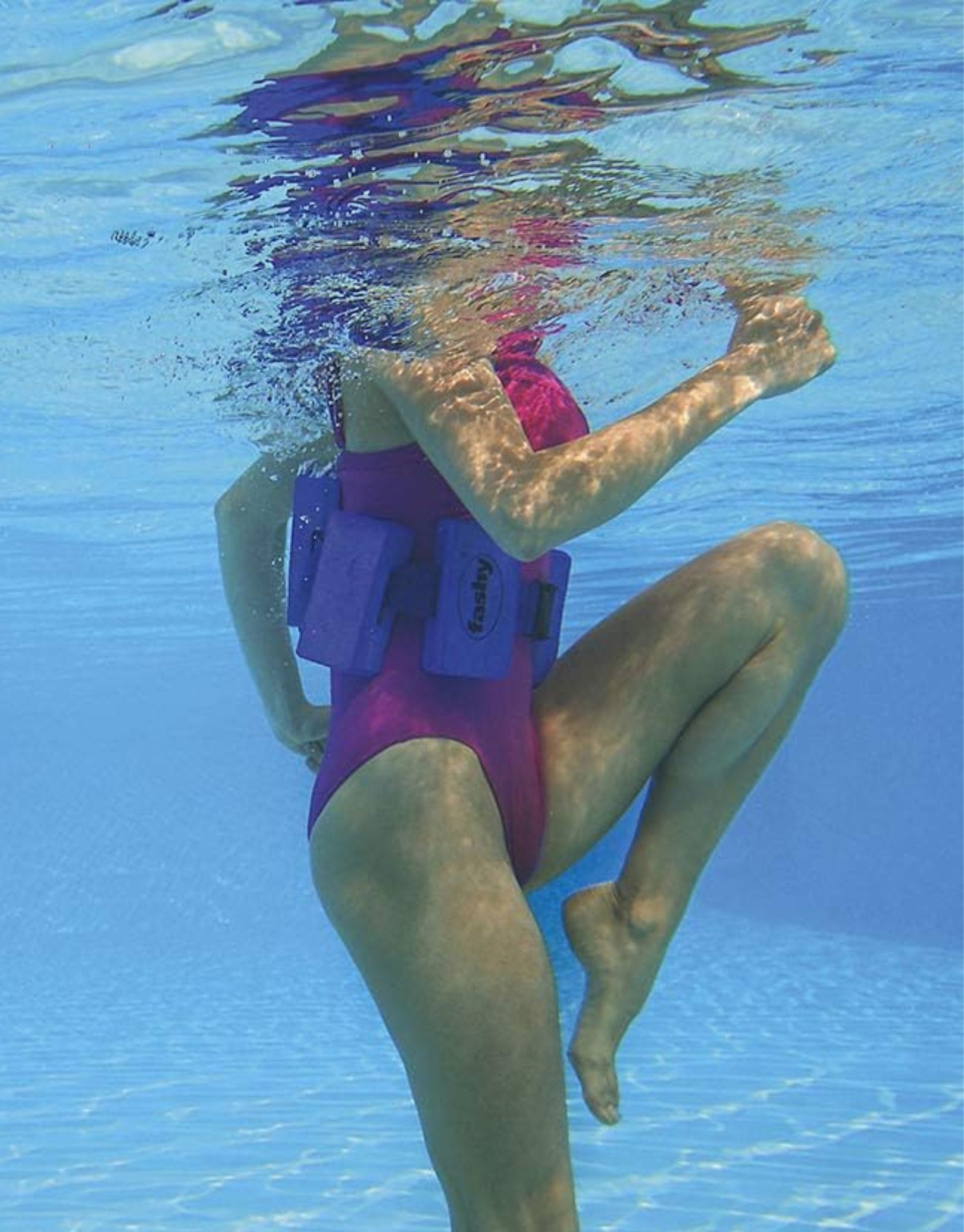 Adult Aqua Swim Belt with 6 Buoyancy Pads - Water Aerobics, Swimming Training & Pool Safety Gear