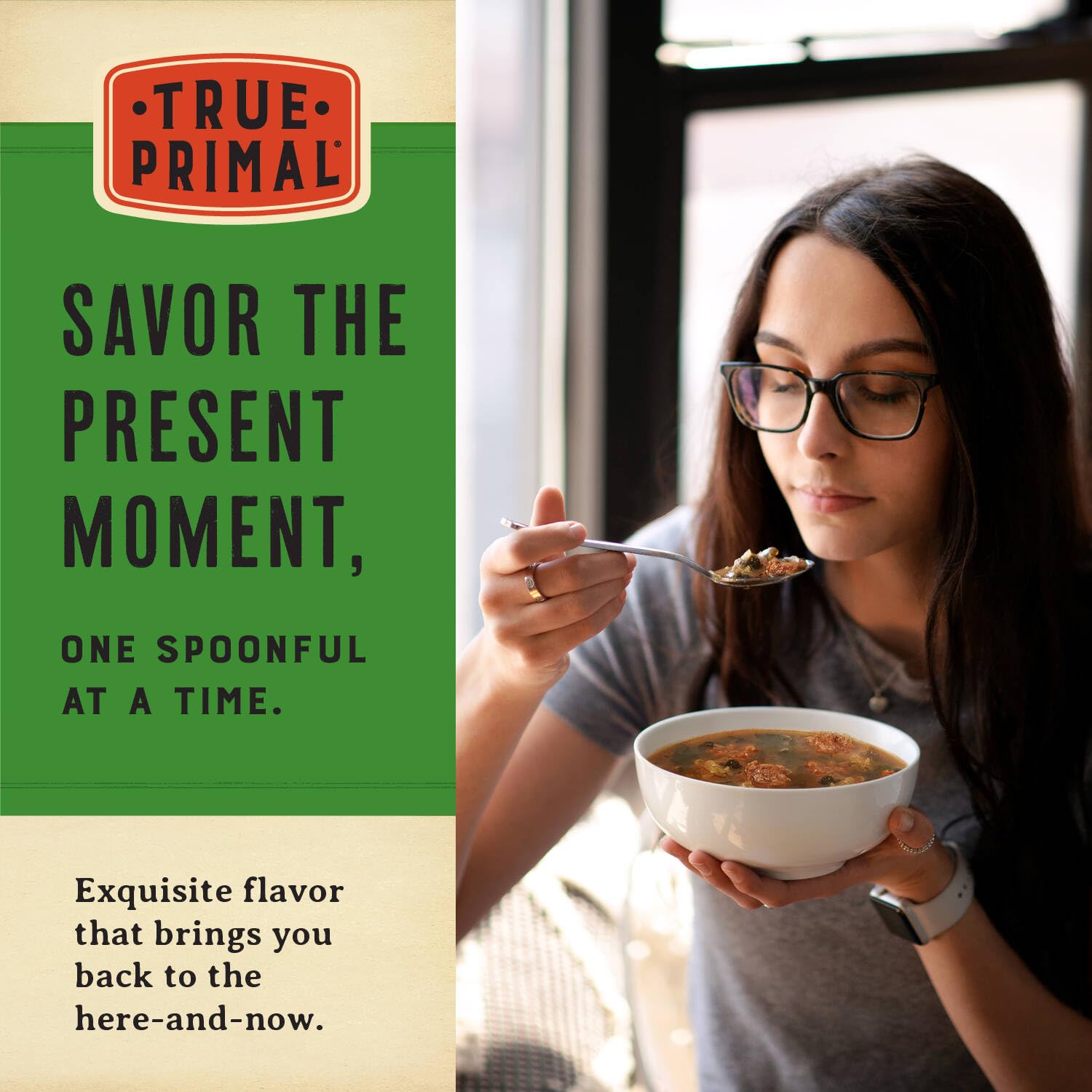 True Primal Tuscan-Style Chicken Soup 8-Pack | Ready to Eat Gluten-Free & Paleo | Pasture-Raised Chicken Bone Broth | Whole30 Approved | Perfect for Quick Meals, Camping & Healthy On-the-Go Nutrition