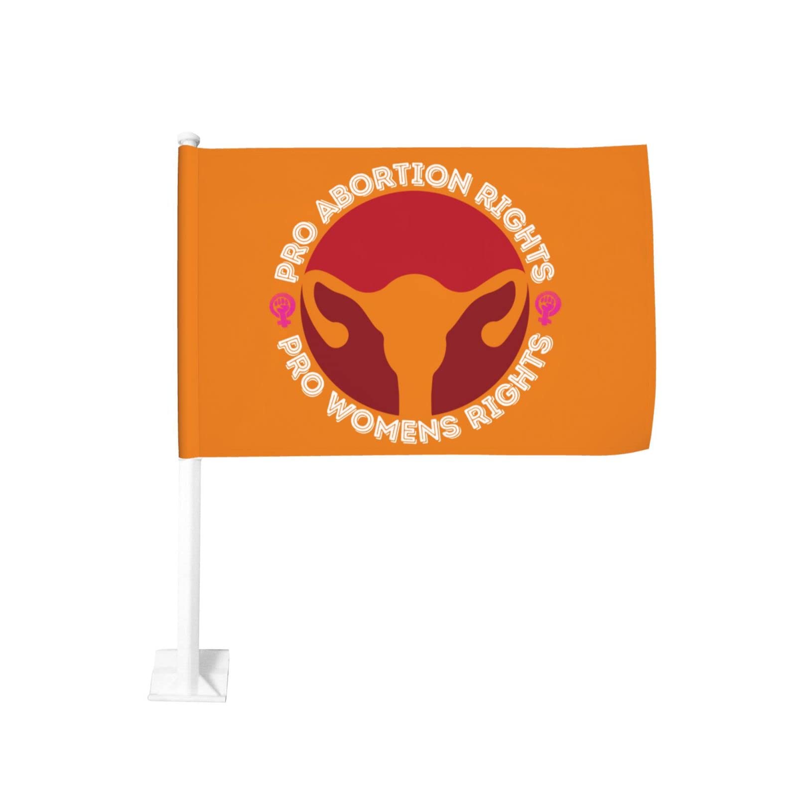 Pro Abortion Rights Car Flag - 12x18 Double Sided for Outdoor Use
