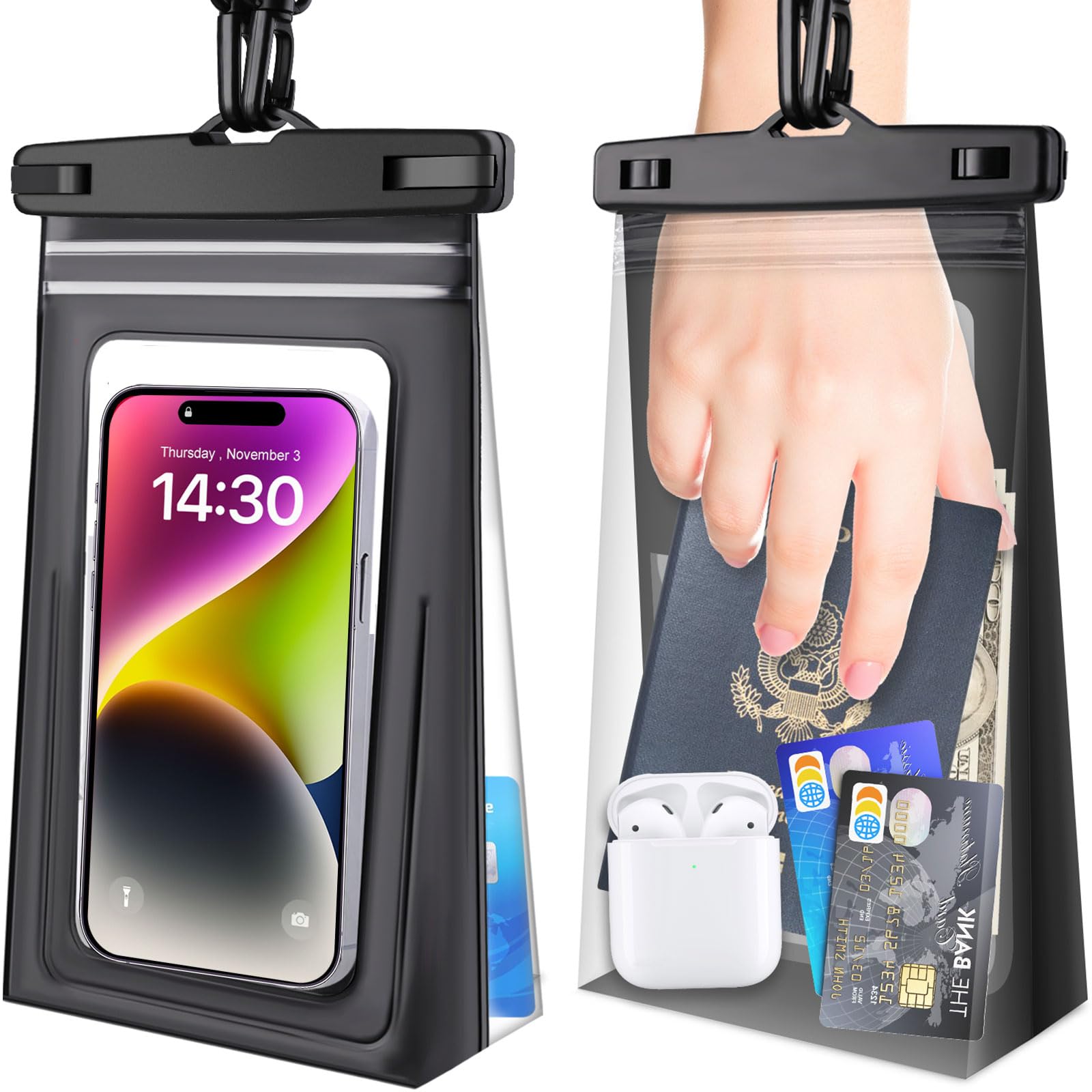 Waterproof Phone Pouch 2 Pack - 9
