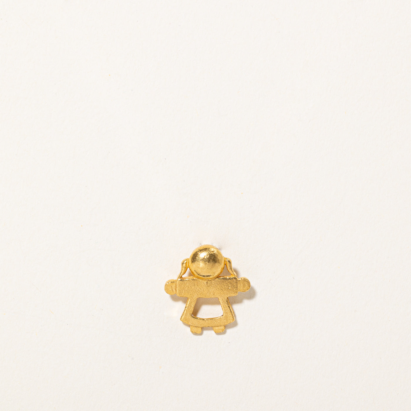 24K Yellow Gold Child Pendant Necklace - Elegant Kids Jewelry Gift for Birthdays & Special Occasions | Perfect for Christenings, First Communion & Family Photos
