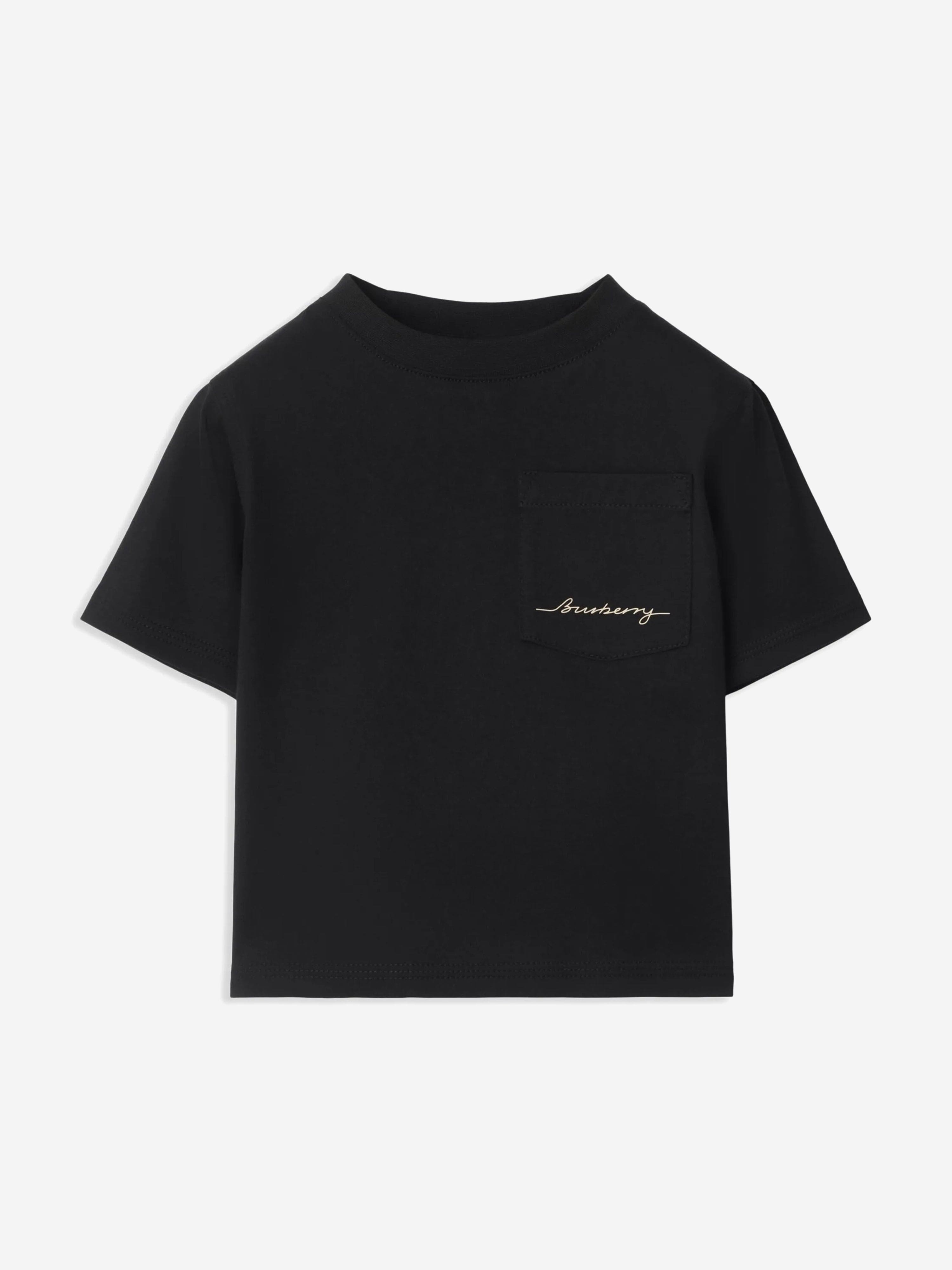 Baby Boys Mini Cedar Black T-Shirt - Soft Cotton Tee for Toddlers & Infants | Playtime, Outings & Casual Wear