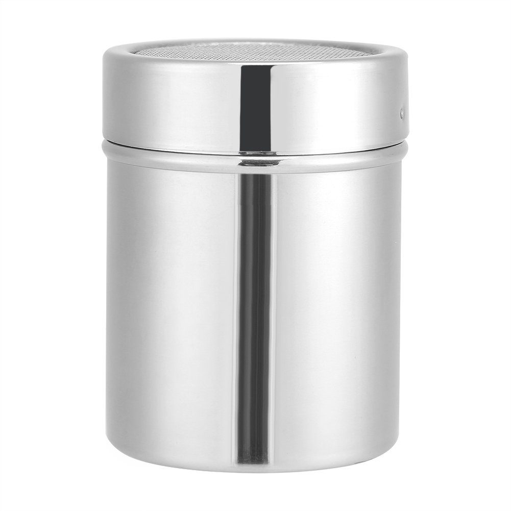 Premium Stainless Steel Chocolate & Coffee Powder Shaker - Fine Mesh Dispenser for Cocoa, Spices, and Baking | Perfect for Kitchens, Cafes, and Home Baristas