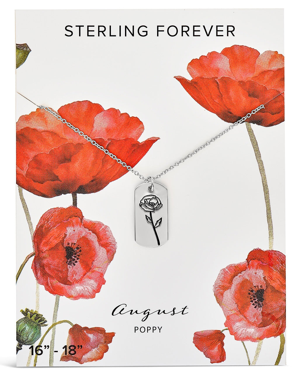 Birth Flower Pendant Necklace - Personalized Floral Jewelry for Women - Meaningful Gift for Mom, Wife, Daughter - Perfect for Birthdays, Anniversaries & Special Occasions