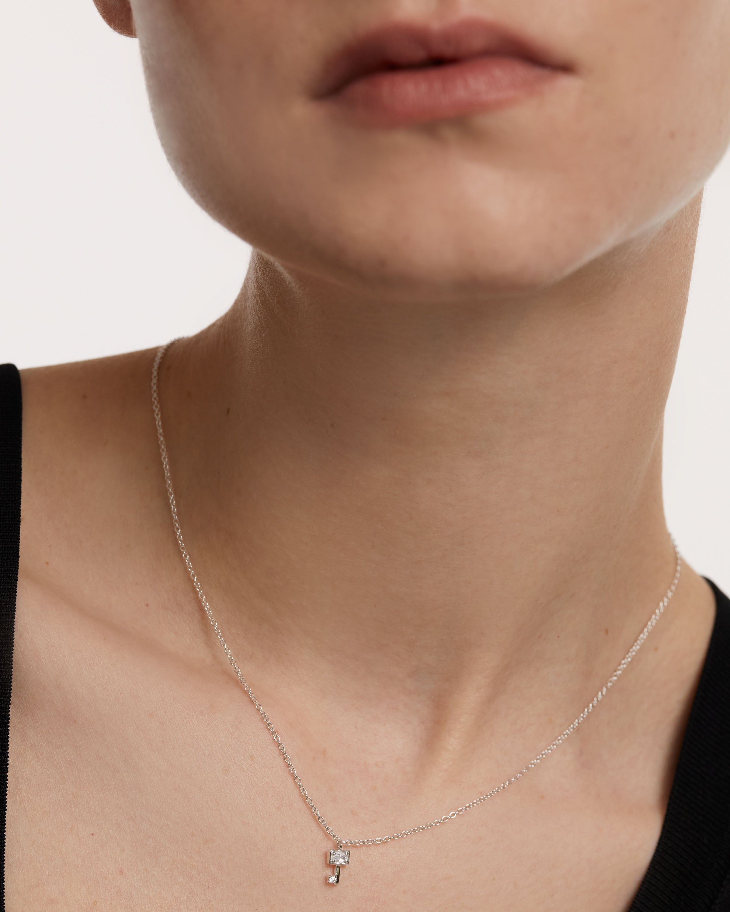 Elegant Sterling Silver Key Necklace for Women - Perfect for Everyday Wear, Gifts & Special Occasions