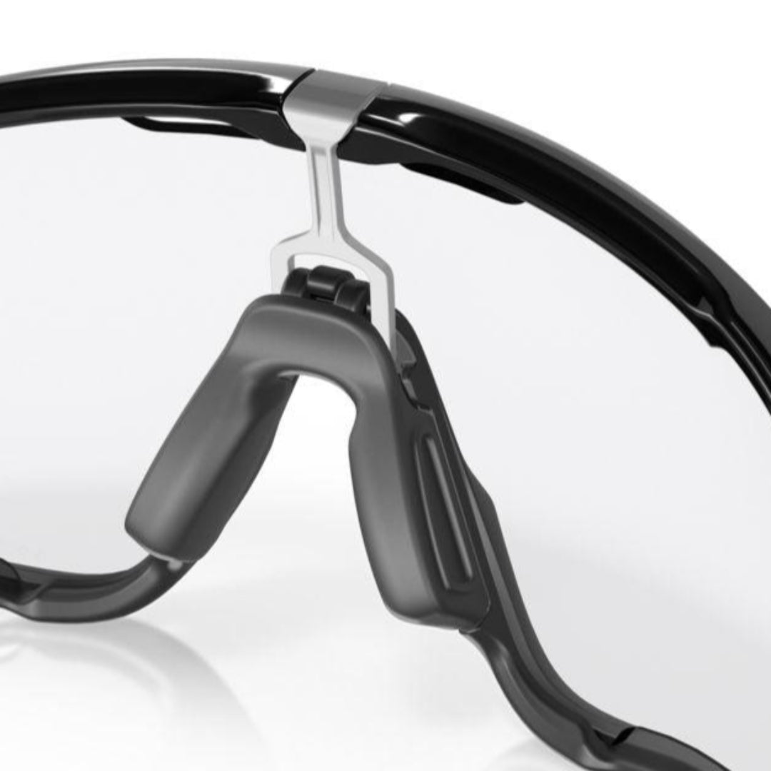 Oakley Jawbreaker Sunglasses Polished Black/Clear to Black Iridium Photochromic Lenses - 0OO9290 929014 - Ideal for Cycling, Running & Outdoor Sports