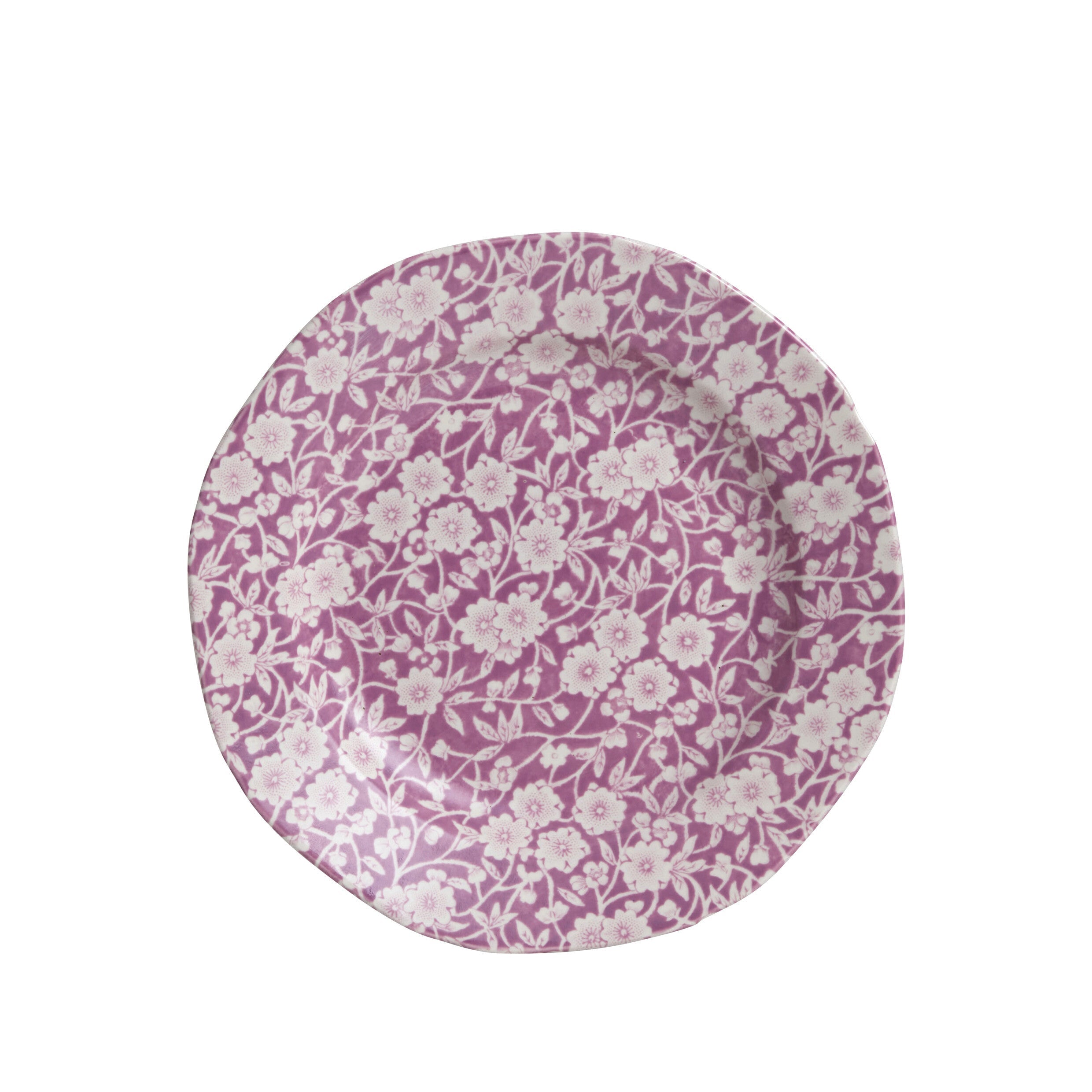 Burleigh Blossom Calico Floral Print Tableware Set - Elegant Dinner Plates & Bowls for Home Dining, Parties & Special Occasions
