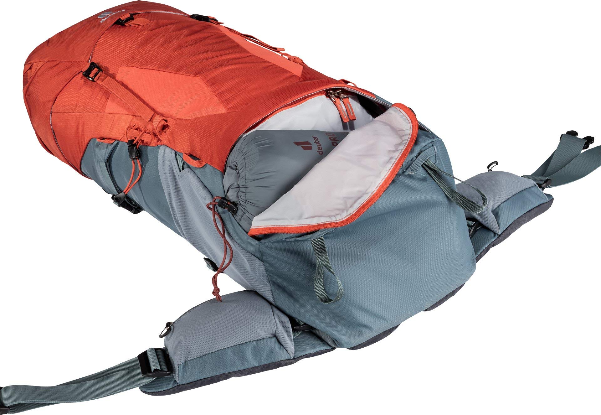 Deuter Women's Aircontact Lite 45+10 SL Backpack - Lightweight Hiking Backpack for Women, Trekking & Mountaineering Gear with Adjustable Suspension - Perfect for Day Hikes, Camping & Outdoor Adventures