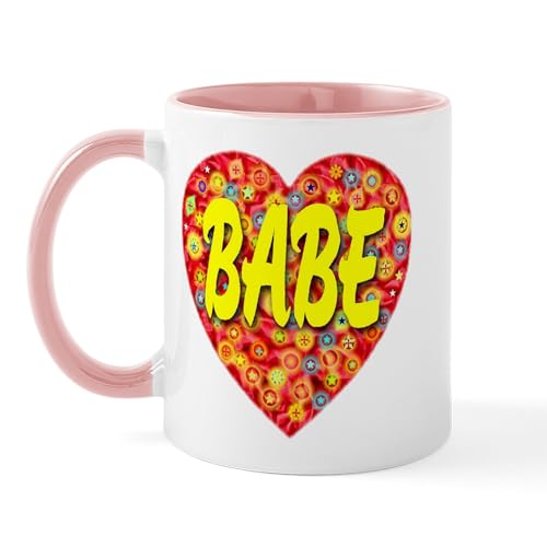 White/Pink Inside - BABE Mug