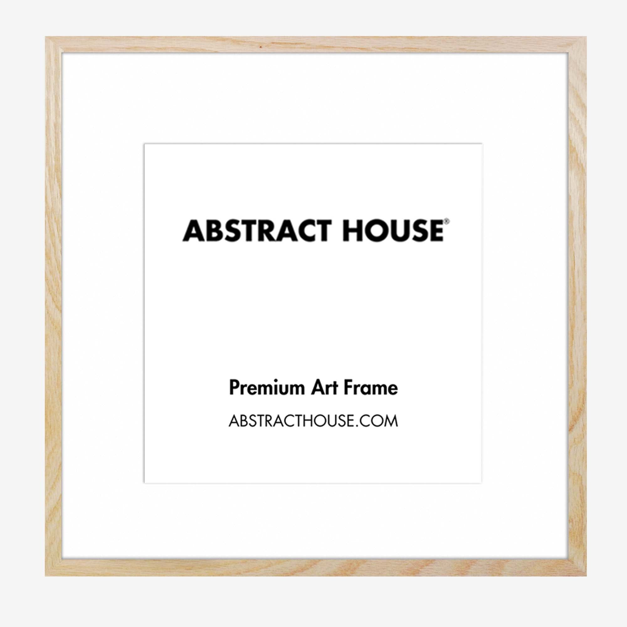 80 x 80 cm Wooden Picture Frame - Solid Wood Wall Art Display for Photos, Posters & Canvas - Perfect for Home Decor, Office & Gallery Display