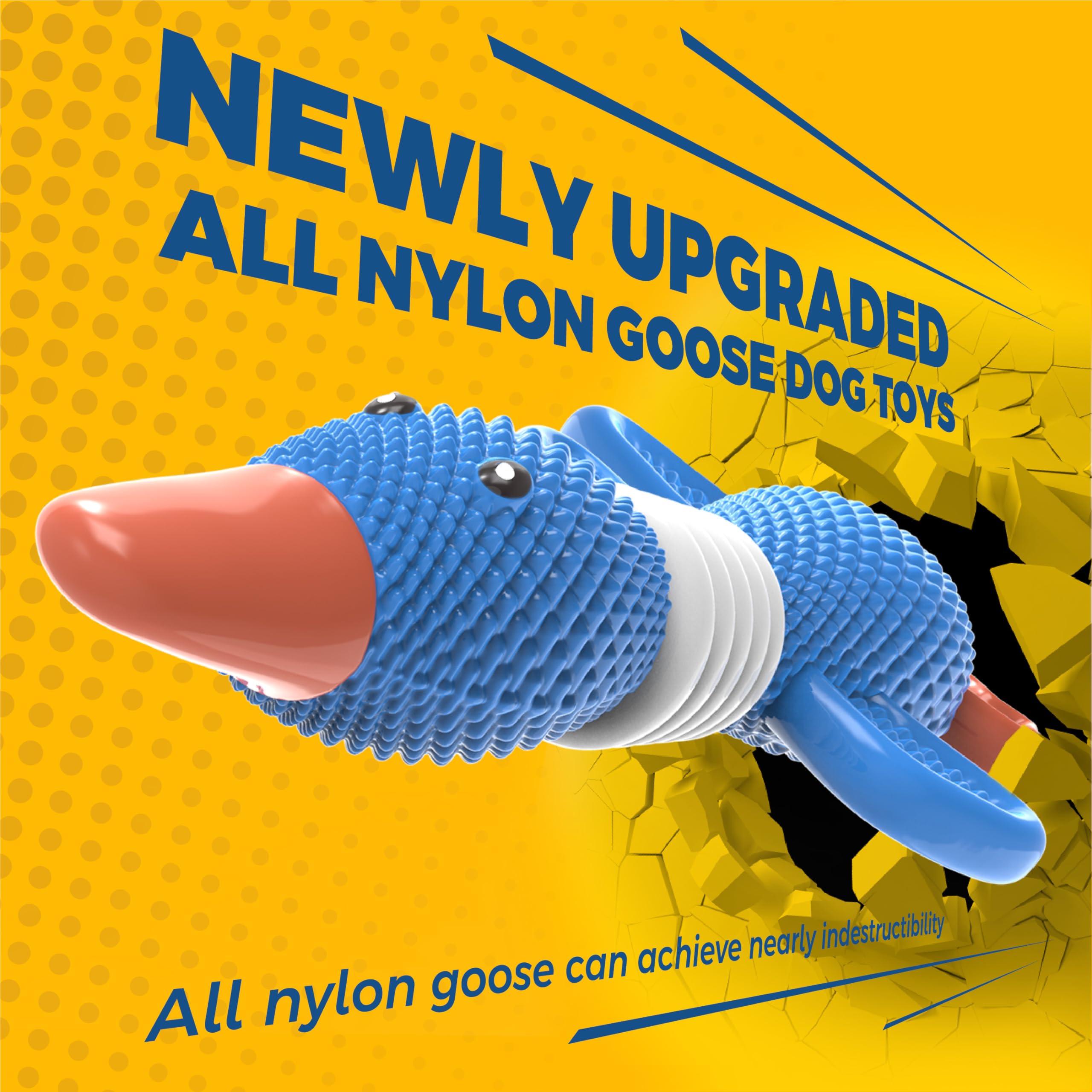 **Vitscan Upgraded Nylon Dog Chew Toys for Aggressive Chewers – Durable & Indestructible Chew Bone for Large & Medium Breed Dogs – Perfect for Teething, Playtime & Training**