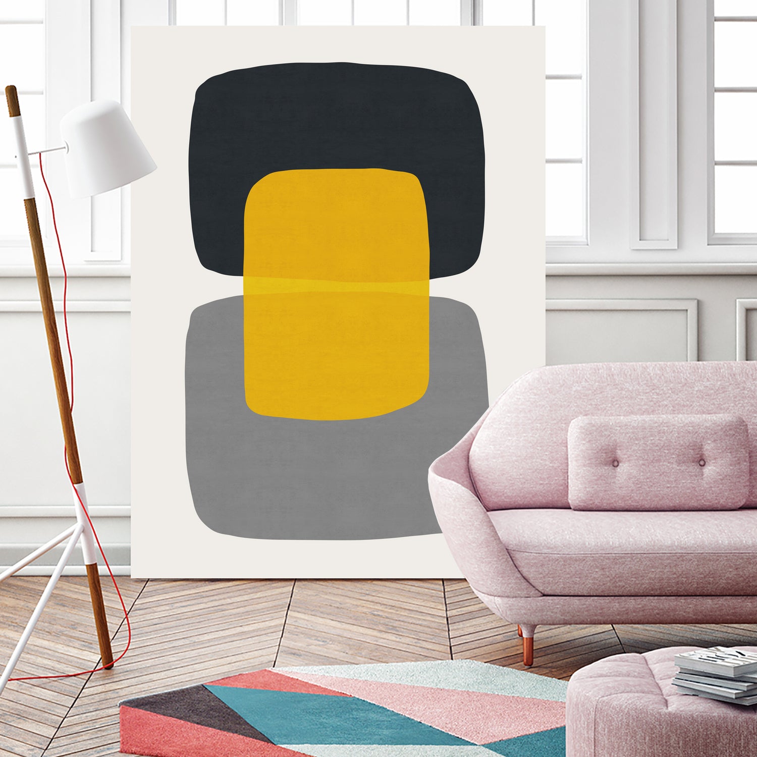 Abstract II - Modern Abstract Wall Art Canvas Painting for Home & Office Decor | Perfect for Living Room, Bedroom, and Workspace