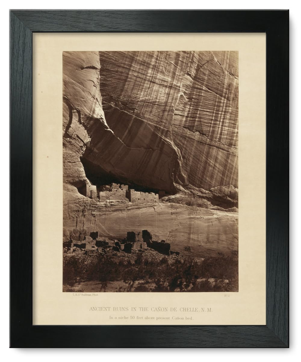 12x15 Framed Print - Ancient Ruins in Canyon de Chelly, New Mexico - Wall Art Decor for Living Room, Bedroom & Office