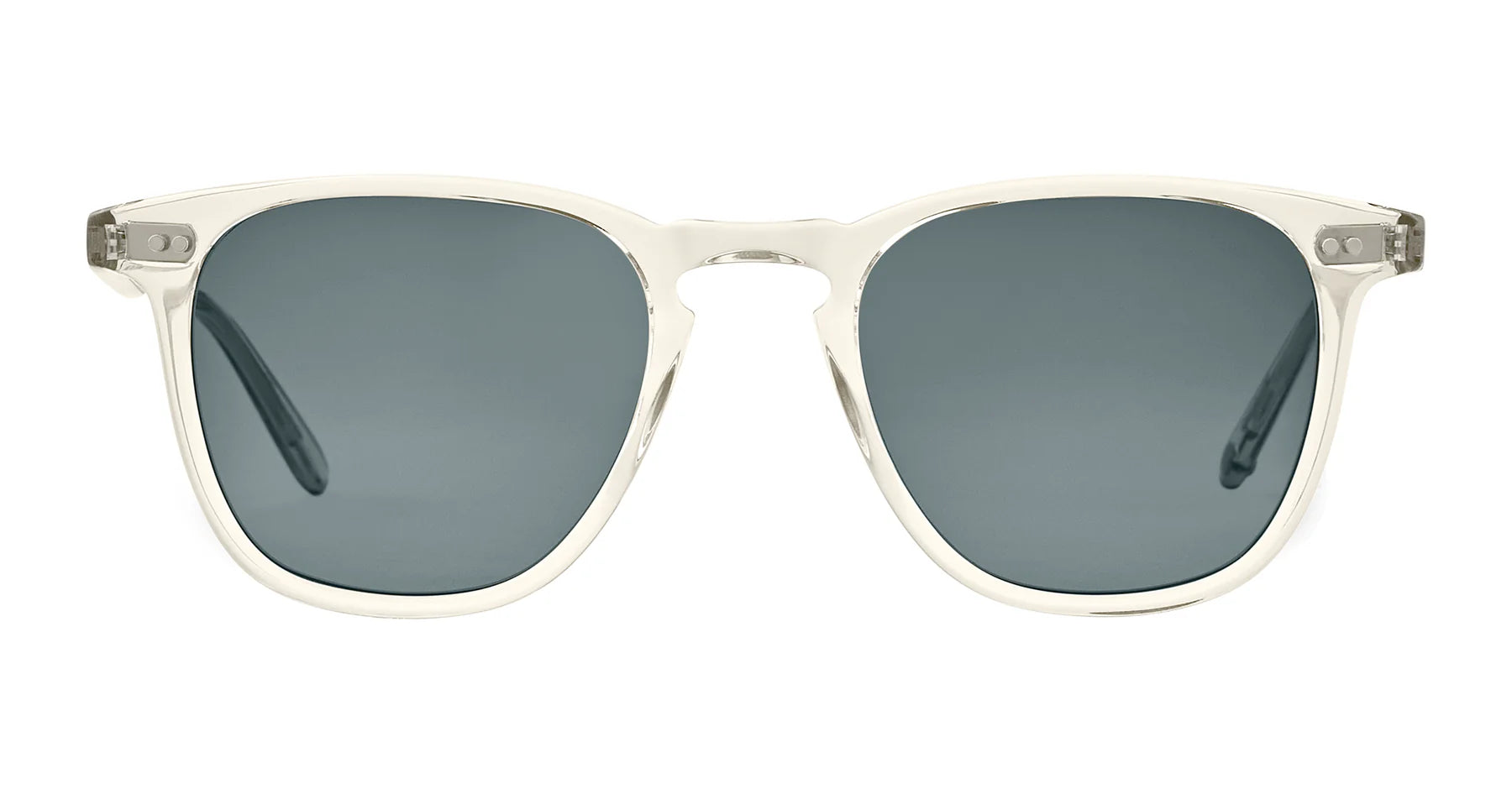 Garrett Leight Brooks 2002 Champagne Blue Sunglasses - Polarized Aviator Style for Men & Women - Perfect for Beach, Driving & Outdoor Activities