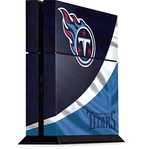 Officially Licensed NFL Tennessee Titans PS4 Console Skin Decal - Custom Gaming Vinyl Sticker for Playstation 4 - Perfect for Gamers & Sports Fans