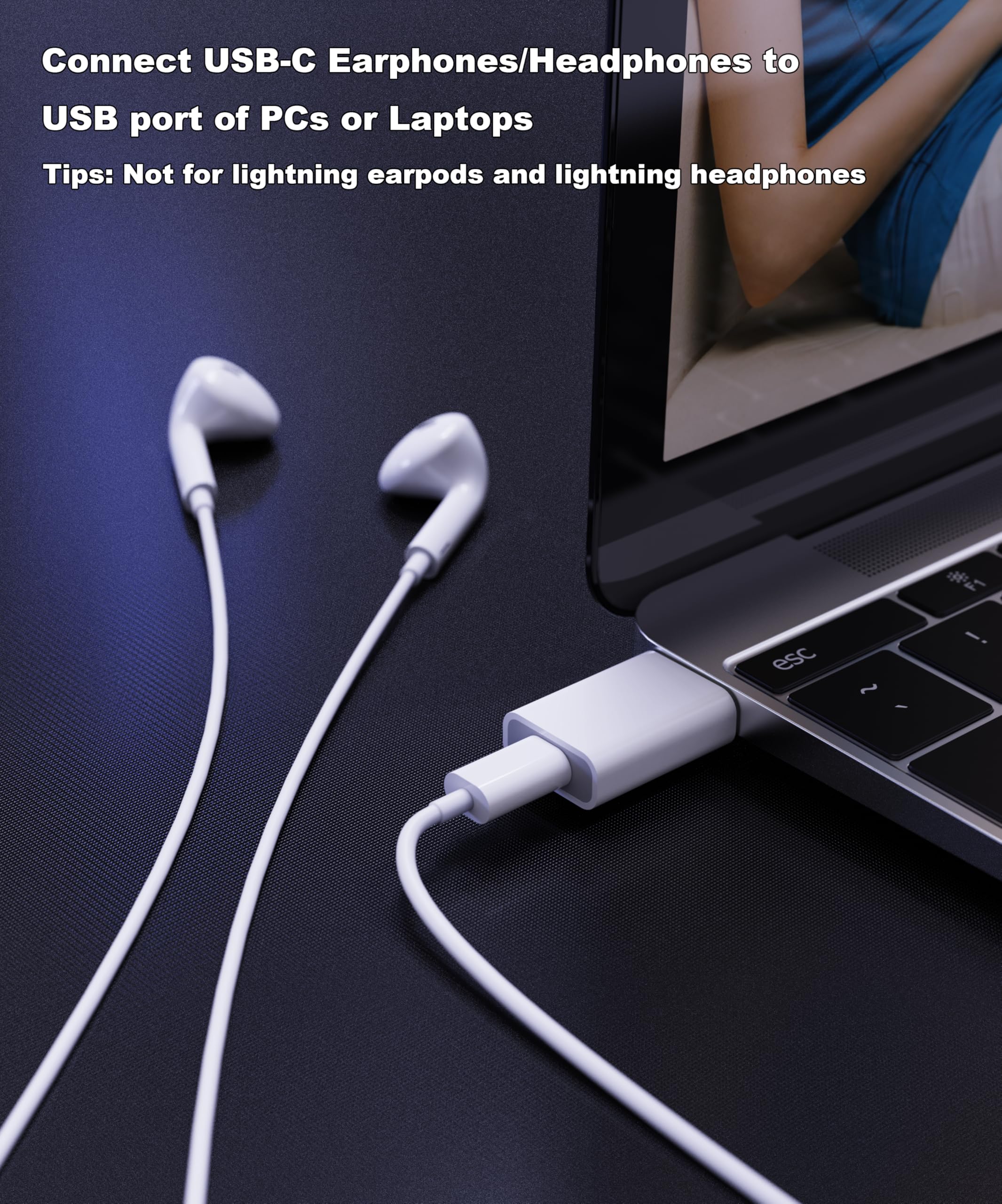 USB C Female to USB Male Adapter - Type C to A Charger Converter Compatible with iPhone 16/15/14/13/12 Pro Max/Mini, iPad, AirPods, Galaxy Note & Google Pixel 9/8/7 XL - Perfect for Travel, Office & Home Charging Solutions