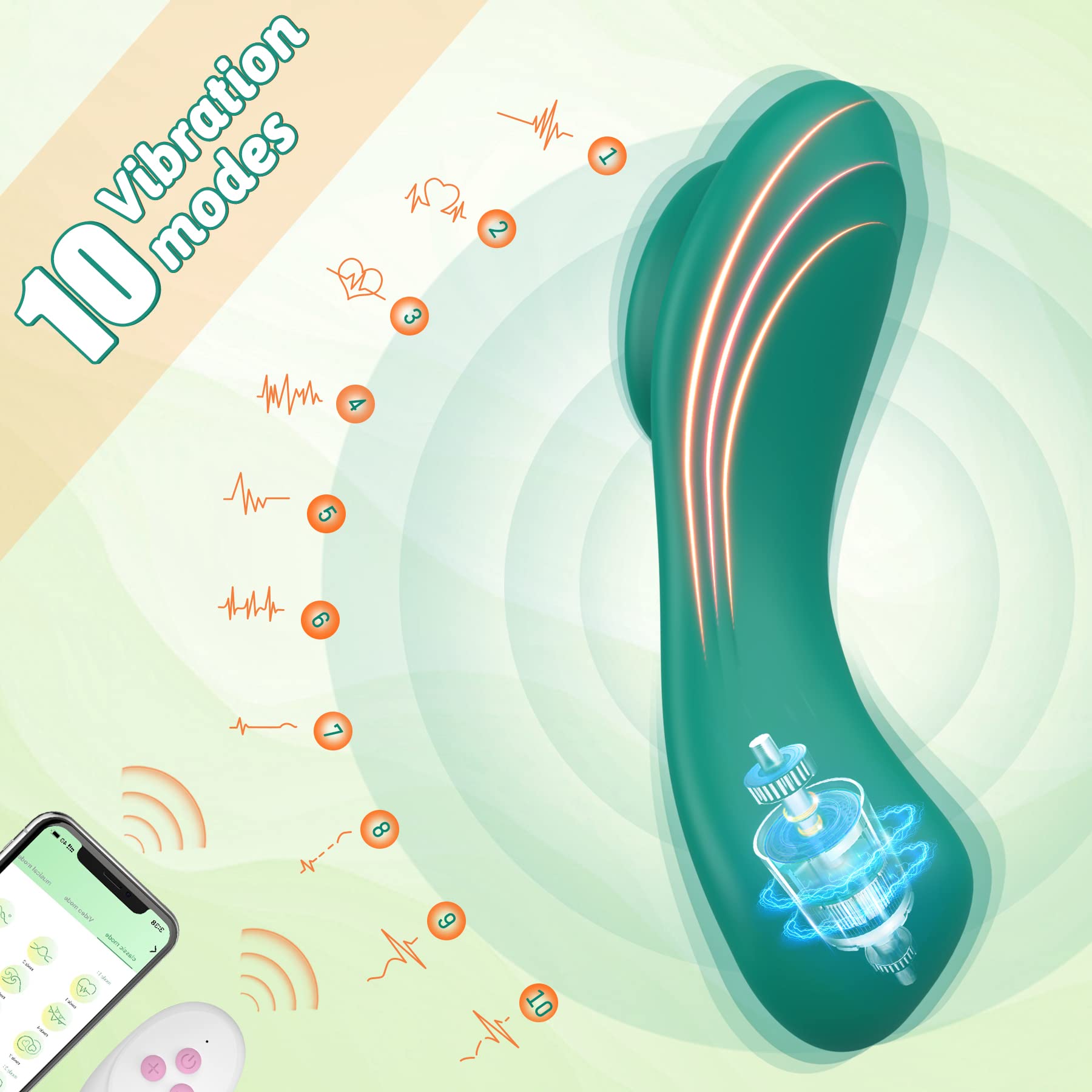 LATUNE App Remote Control Vibrator - 10 Powerful Vibration Modes, Ultra Quiet Adult Toy for Women & Couples - Magnetic Clip for Discreet Public Play - Butterfly Clitoral Stimulator for Solo & Partnered Pleasure (Perfect for Travel, Date Nights & Spicing Up Relationships)
