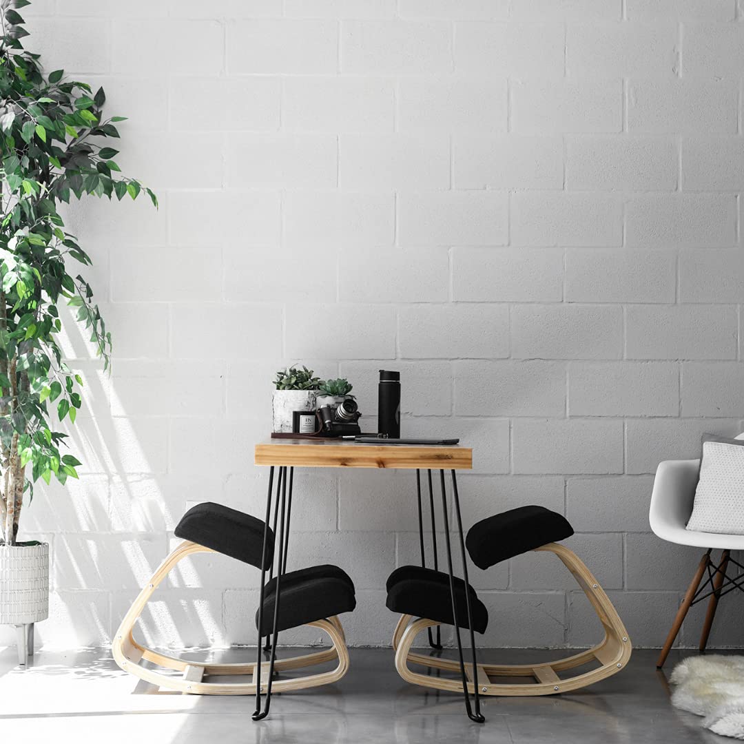 Sleekform Austin Ergonomic Kneeling Chair - Adjustable Posture Support for Home Office, Computer Desk & Active Sitting - Perfect for Work, Study & Back Pain Relief