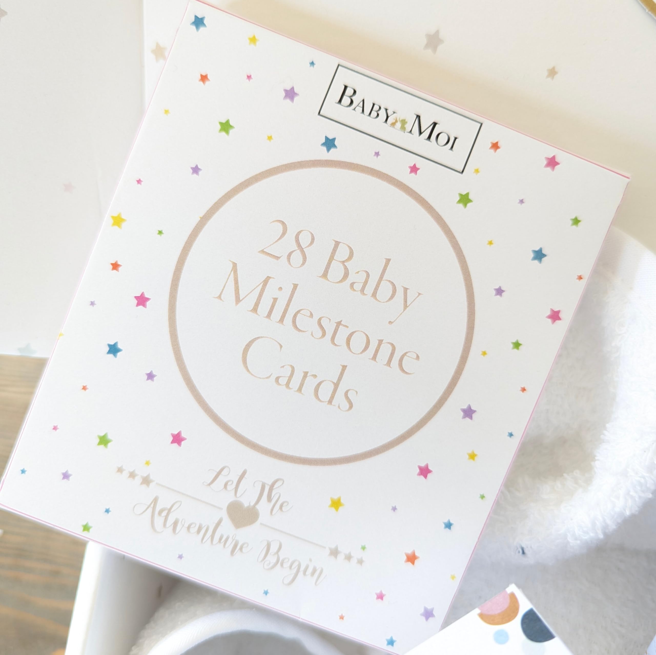 3 Tier Nappy Cake Set - Newborn Baby Boy Gift Keepsake with 9 Pieces (Giraffe, Socks, Baby Towel, Muslins, Plaque) - Perfect Baby Shower & Maternity Gift for Mom to Be - Ideal for Newborn Photo Props, Nursery Decor and Special Occasion Gifting