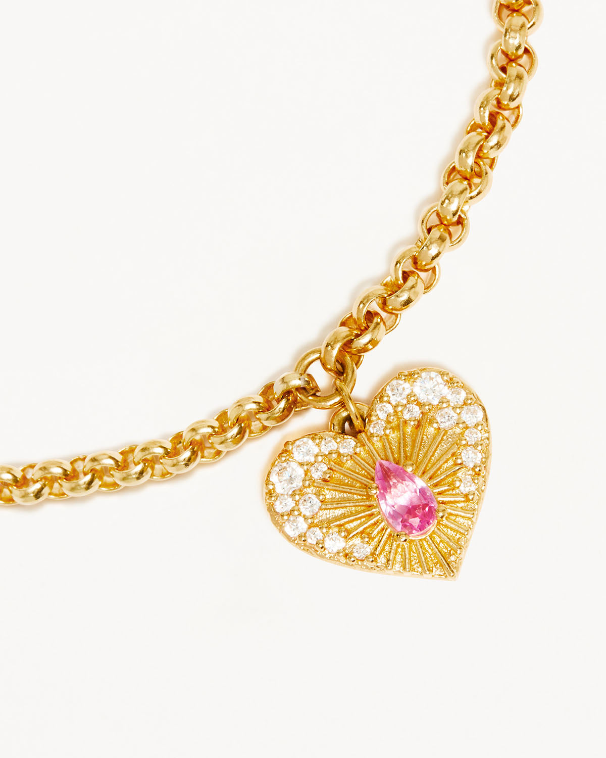 18K Gold Vermeil Heart Charm Bracelet for Women - Elegant & Dainty Jewelry Gift for Her - Perfect for Valentine's Day, Anniversary & Romantic Occasions