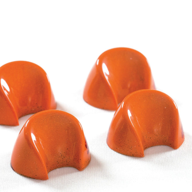 Premium Antonio Bachour Bonbons Chocolate Mold - 21 Crescent Forms for Professional Baking & Candy Making | Perfect for Home Chefs, Bakeries & Chocolate Shops
