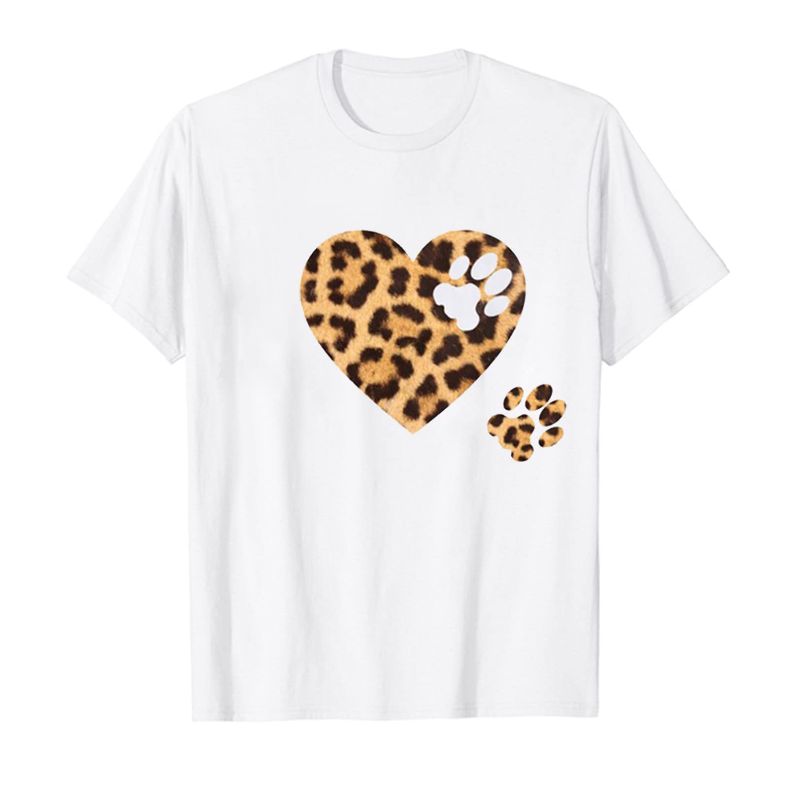 Women's Short Sleeve Printed Blouse - Cute Love Pattern Summer Top for Casual Wear | Perfect for Beach Outings, Date Nights & Office Outfits