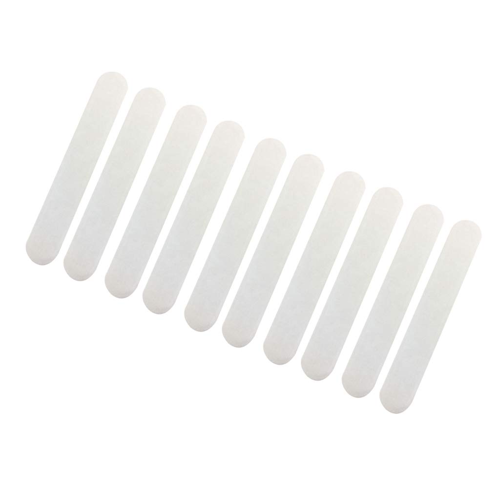 10 Pieces Hat Size Reducer Tape - Adjustable Foam Sweatband for Men & Women's Hats (White) | Perfect for Baseball Caps, Beanies & Sun Hats Sizing