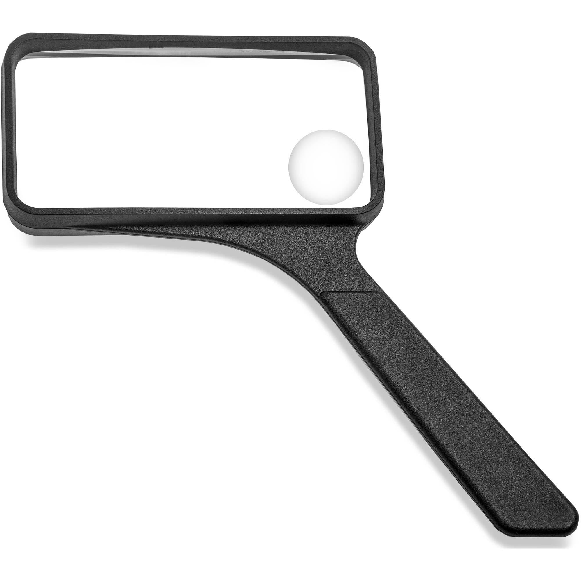 Carson SV XP 2x Handheld Rectangular Magnifier with 4.5x Spot Lens - Perfect for Reading, Jewelry Appraisal & Hobby Inspection | Portable Magnifying Glass for Seniors & Professionals