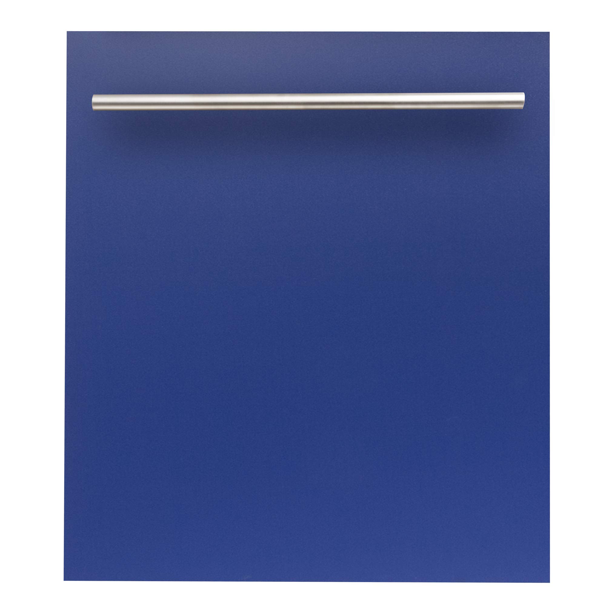 24-Inch Top Control 6-Cycle Compact Dishwasher with 2 Racks - Blue Matte Finish & Modern Handle Design - Perfect for Small Kitchens, Apartments, and RVs