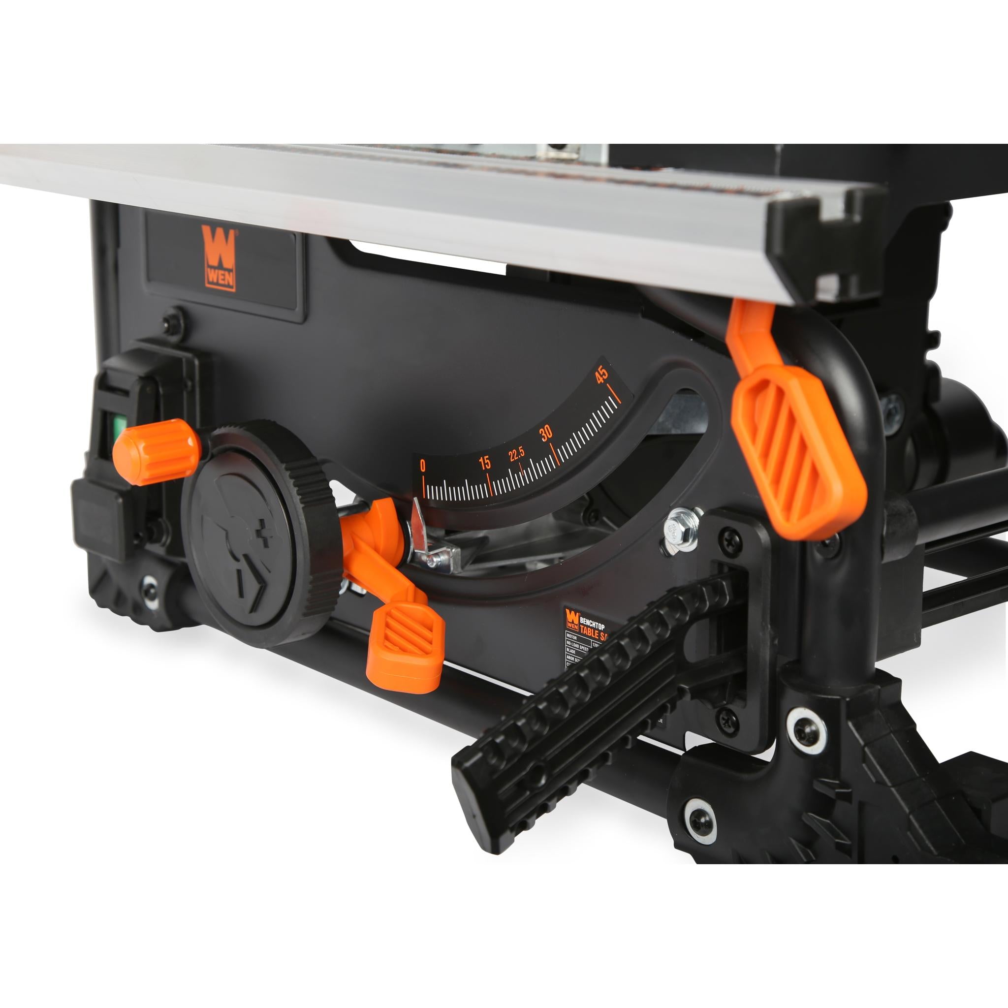 WEN TT0811 11 Amp 8.25 Inch Compact Benchtop Jobsite Table Saw - Portable Woodworking Tool for DIY Projects & Home Renovation
