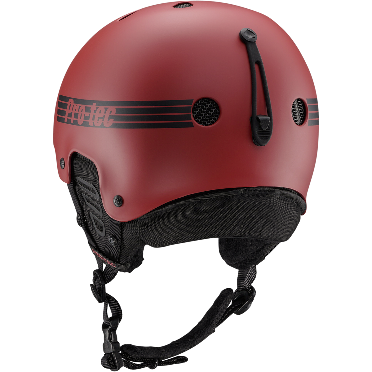 Old School Snow Helmet with MIPS Technology - Matte Red - Perfect for Skiing, Snowboarding & Winter Sports Safety