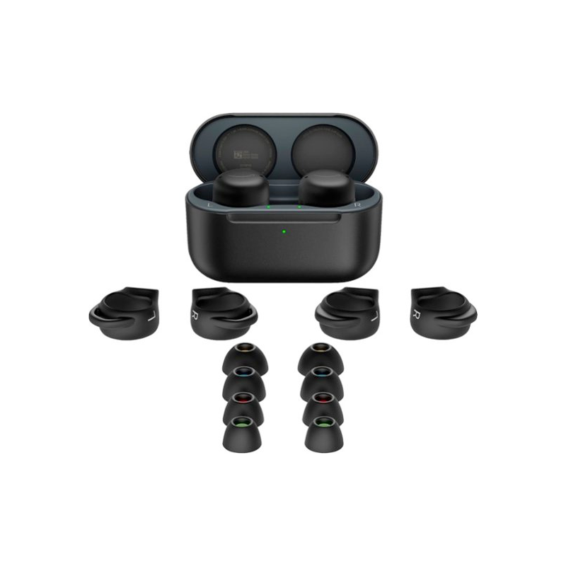 Amazon Echo Buds (2nd Gen) - Wireless Bluetooth Earbuds with Active Noise Cancellation, Black - Perfect for Commuting, Workouts & Travel