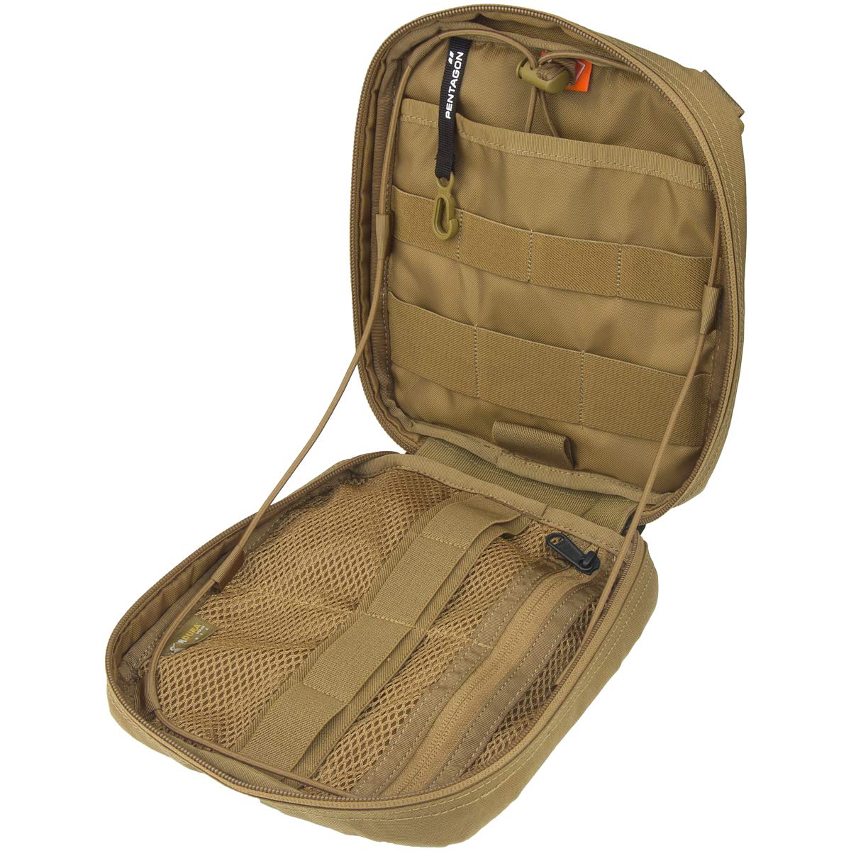 Tactical EDC 2.0 Pouch in Coyote Brown - Perfect for Everyday Carry, Survival Gear & Outdoor Adventures