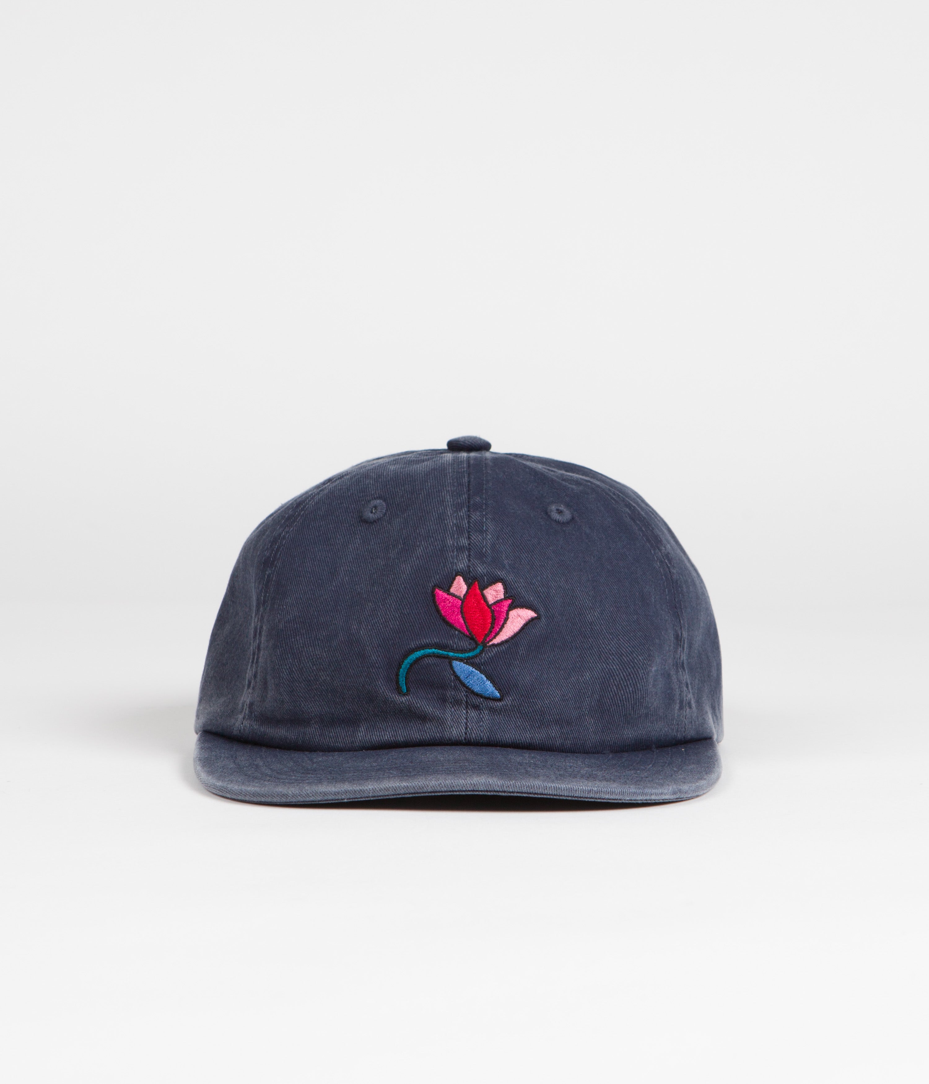 Parra Secret Flower Cap - Navy Blue Baseball Hat for Women & Men - Trendy Casual Outdoor Sun Protection Cap for Beach, Hiking, and Daily Wear