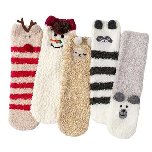 W Fuzzy Socks F