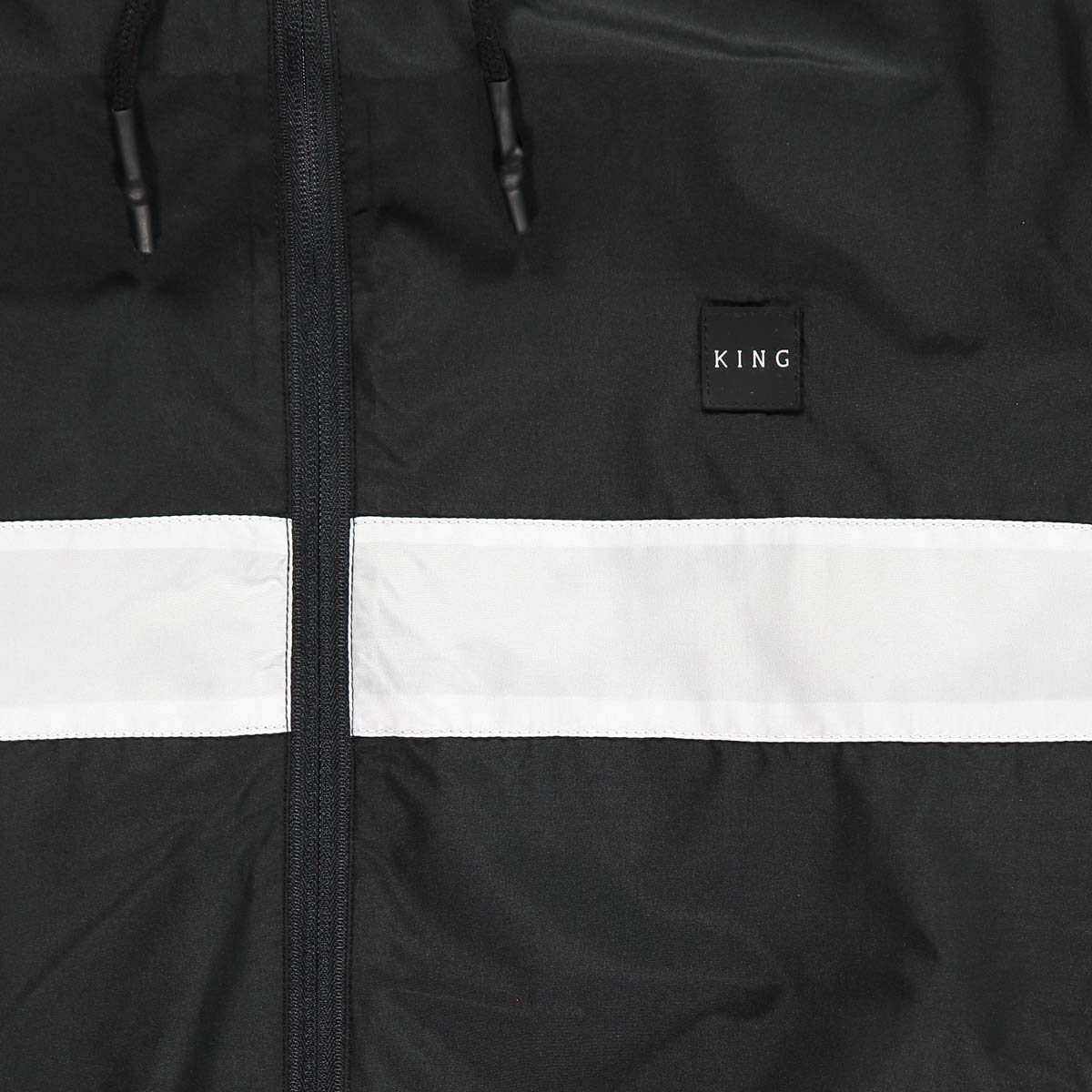 King London Leyton Men's Lightweight Windrunner Jacket - Water-Resistant Windbreaker for Running, Hiking & Outdoor Activities