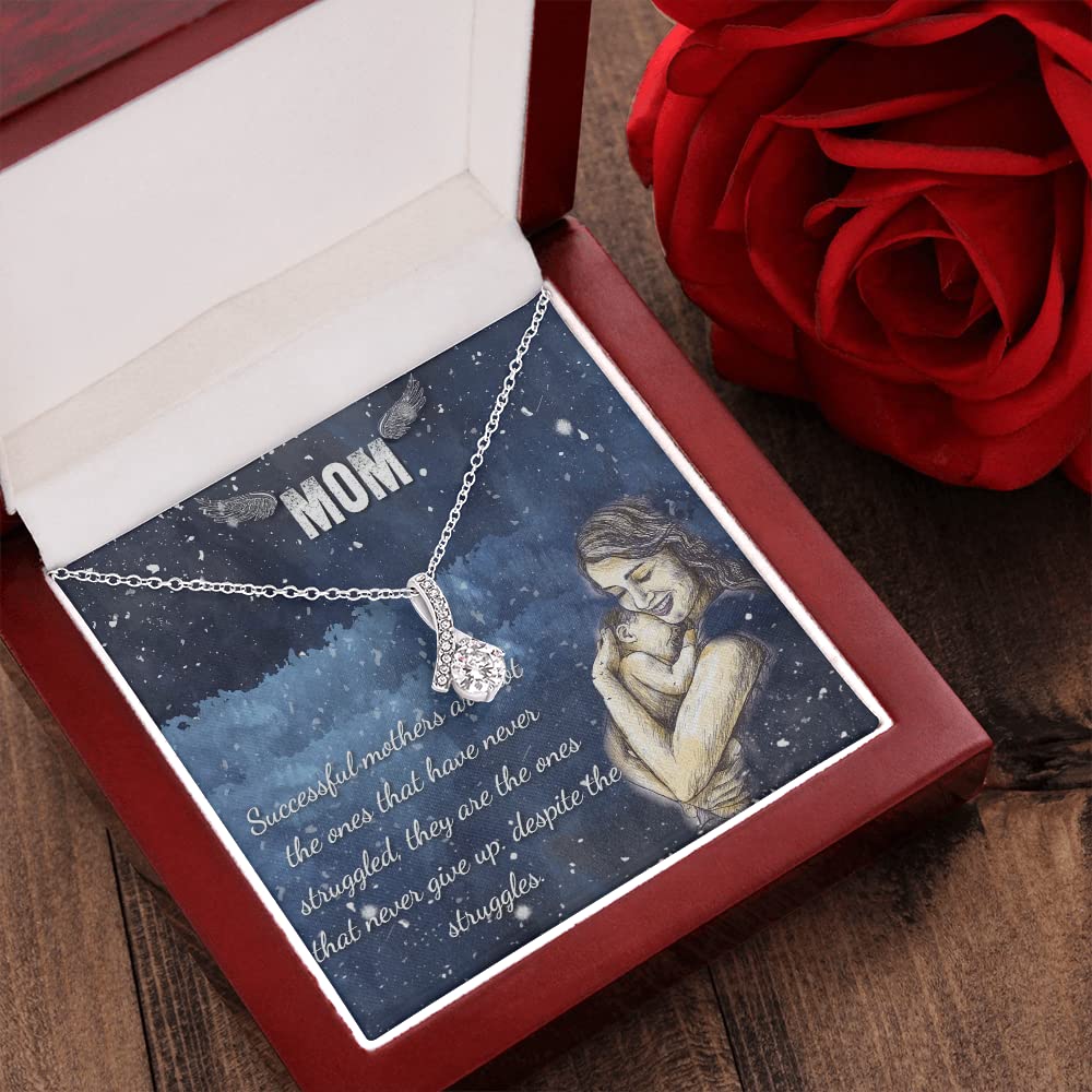 Best Mom Gift Necklace - Elegant Jewelry for Mother's Day, Birthday, Anniversary - Perfect Present for Mom, Wife, Daughter - Ideal for Special Occasions & Everyday Wear