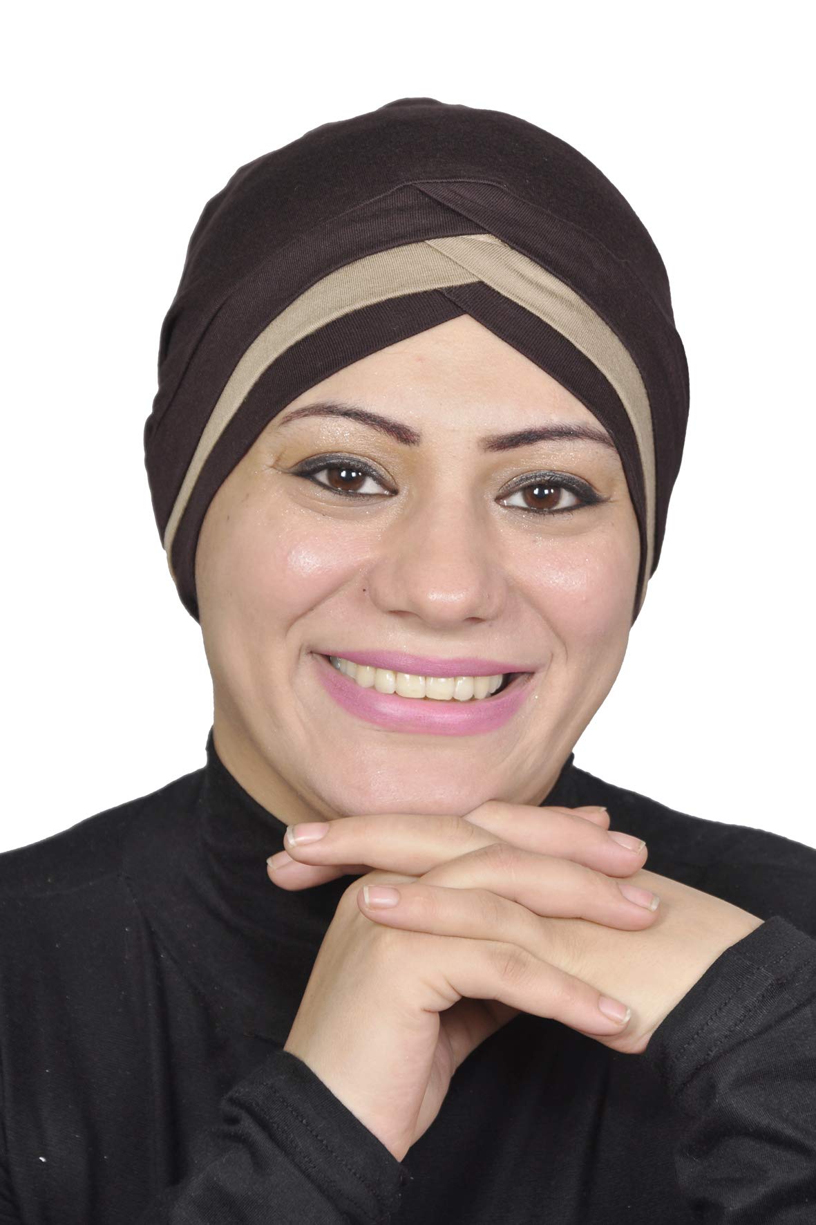 Al-Amira Turban Headband Cap Hats - 100% Cotton Muslim Hijab Hair Cover for Women - Perfect for Prayer, Workout, and Everyday Wear