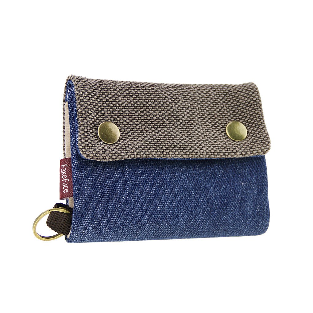 Stylish Denim Trifold Wallet for Women - Coin Purse, Card Holder & Handbag Organizer | Perfect for Everyday Use, Travel & Gift Giving