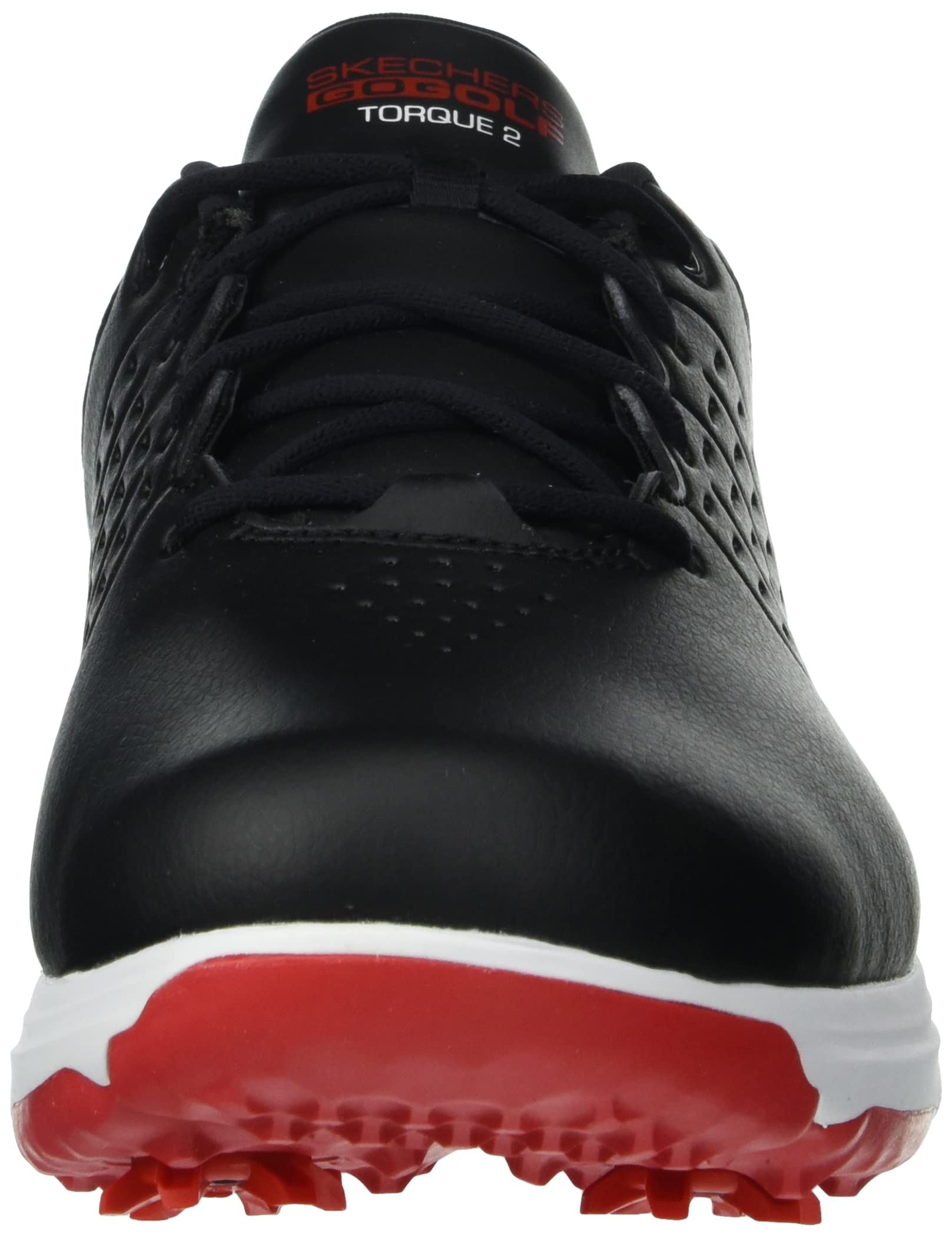 Skechers Men's Torque Waterproof Golf Shoes - Lightweight Comfortable Spiked Golf Shoes for Men, Breathable & Slip-Resistant - Perfect for Golf Course, Driving Range & Outdoor Sports