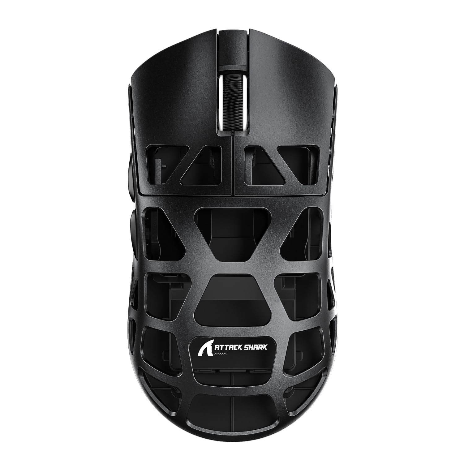 Attack Shark R3 46g Ultra-Light Magnesium Alloy Wireless Gaming Mouse - BT/2.4Ghz/USB-C Wired, 8000Hz Polling Rate, PAW3395 26K DPI Optical Sensor, Programmable Buttons for Windows/Mac (Black) - Perfect for FPS, MOBA & Esports Gaming